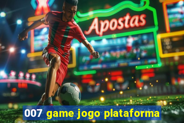 007 game jogo plataforma